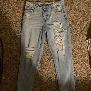 High rise jeans